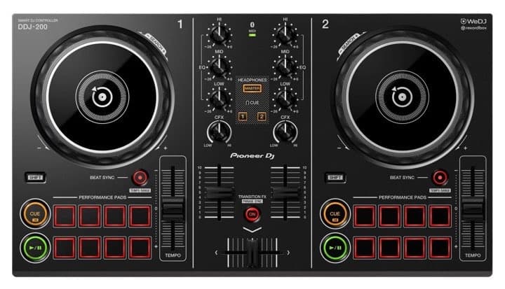 Pioneer DDJ-200 2 Kanal Controller