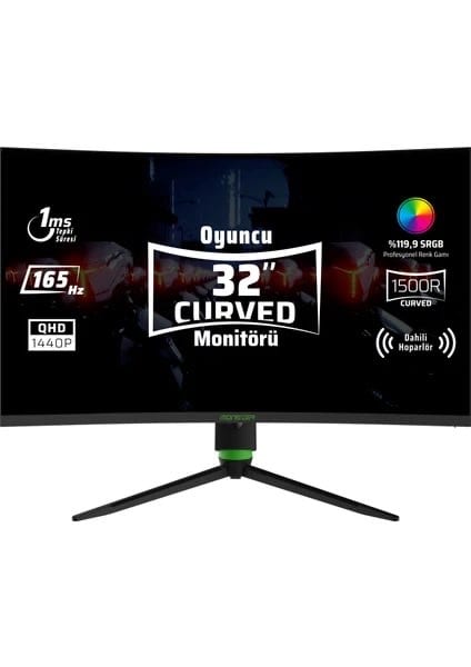 Monster Aryond A32 V1.2 Curved Oyuncu Monitörü