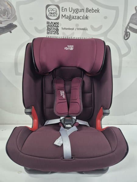 Britax Römer Advansafix IV R Adac'lı 9-36 kg Oto Koltuğu - Bordo