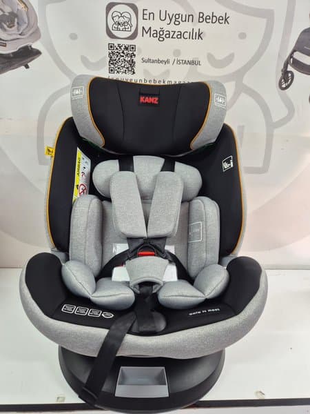 Kanz Safe N Rest I-size 0-36 KG 360 Dönebilir Oto Koltuğu - Siyah