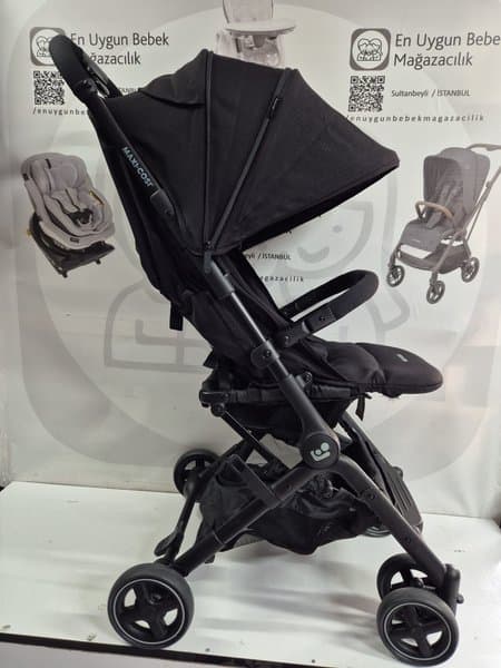Maxi-Cosi Lara2 Ultra Kompakt Otomatik Katlanan Kabin Boy Seyahat Sistem Olabilen Bebek Arabası - Siyah