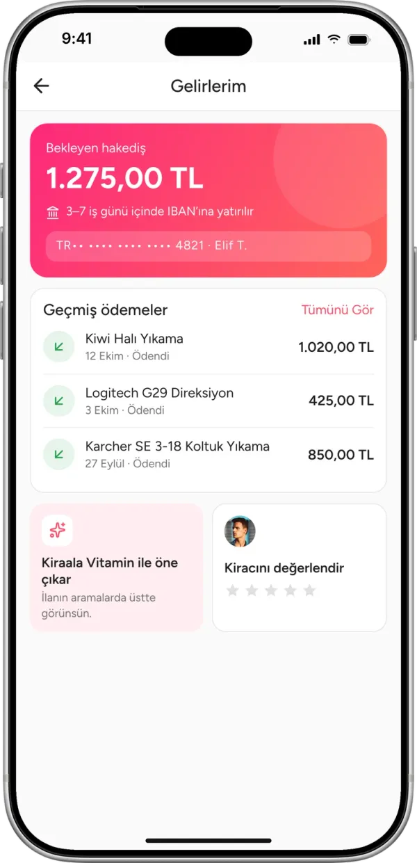 Gelirin tadını çıkar